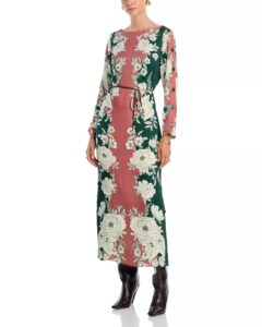 Image of sale on Pink Garden Midi Dress
