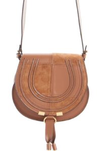 Image of sale on Marcie Leather & Suede Patchwork Crossbody Bag