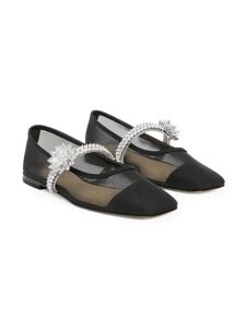 Image of sale on Lotus Flower Jewelled Mesh Ballet Flats