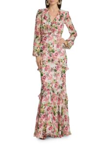 Image of sale on Rita Floral Geroegette Maxi Dress