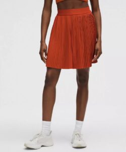 Image of sale on Pleated High-rise Knee-length Tennis Skirt