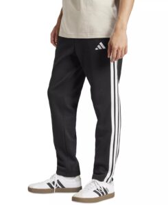 Image of sale on Men’s Essentials 3-stripes Regular Open Hem Fleece Pants