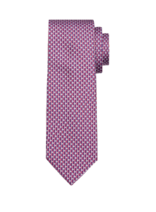 Image of sale on Men’s Geometric Chainlink Silk Tie