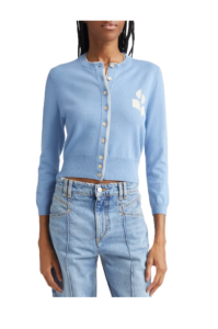 Image of sale on Lona Intarsia Cotton & Wool Cardigan