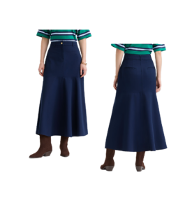 Image of sale on Trumpet Midi Pocket Skirt
