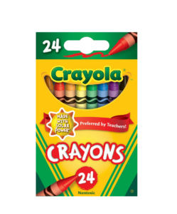 Image of sale on Crayola 24ct Crayons Kids School Supplies Art Classroom Must Haves for Teachers Coloring Gift Ages 3+