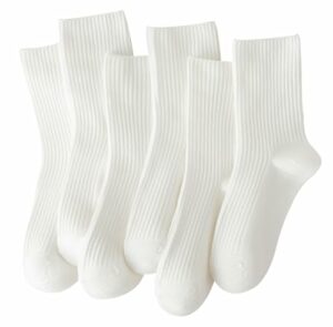 Image of sale on White Crew Socks for Women