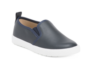 Image of sale on Unisex Leather Classic Slip on Dress Sneakers (toddler Little Kid)