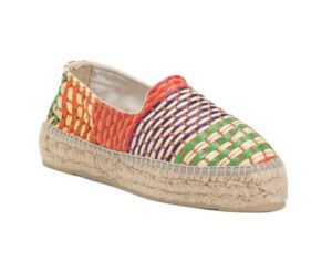 Image of sale on Woven Raffia Platform Espadrille Shoes