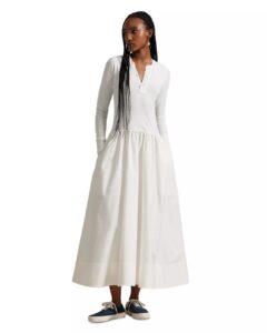 Image of sale on Cotton Henley Dress