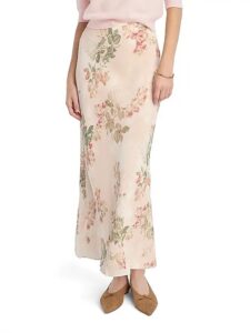 Image of sale on The Favorite Floral Georgette Maxi Skirt