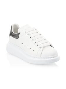Image of sale on Women’s Oversized Metallic Colorblocked Leather Sneakers