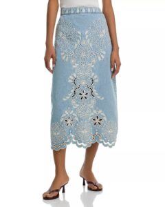 Image of sale on Denim Richelieux Midi Ski