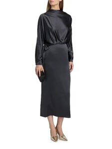 Image of sale on Phoebe Silk-blend Midi-dress