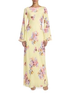 Image of sale on Floral Trumpet Gown