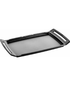 Image of sale on Cast Iron Double Burner Griddle, 18.5 X 9.8″