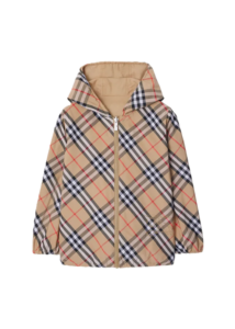 Image of sale on Boy’s Rufus Check-print Reversible Jacket, Size 4-10