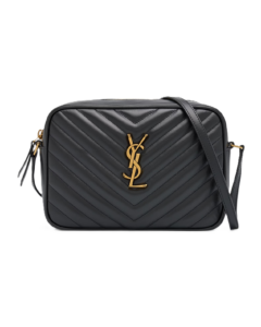 Image of sale on Lou Medium Ysl Camera Bag with Pocket in Quilted Leather