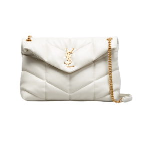 Image of sale on Lou Puffer Medium Ysl Shoulder Bag in Quilted Leather