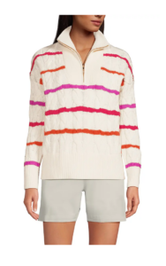 Image of sale on Drifter Cotton Quarter Zip Pullover Sweater