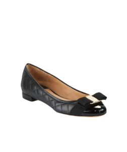 Image of sale on Varina Quilted Bow Ballet Flats