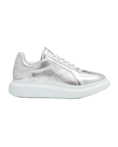 Image of sale on Men’s Metallic-trim Leather Low-top Sneakers