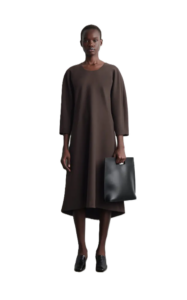 Image of sale on Sculpted Long-Sleeved Midi Dress
