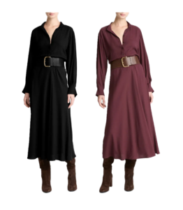 Image of sale on Long Sleeve Shirtdress