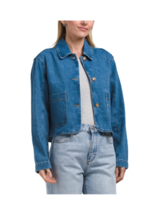 Image of sale on Cropped Denim Jacket