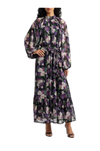 Image of sale on Jasmine Floral Tie Waist Maxi Dress