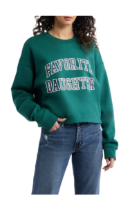 Image of sale on The Collegiate Logo Crop Sweatshirt