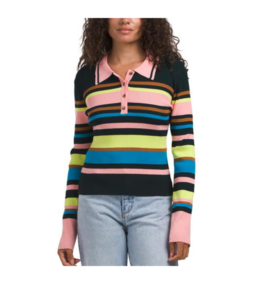 Image of sale on Striped Long Sleeve Top