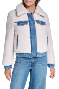 Image of sale on Faux Shearling Trucker Jacket