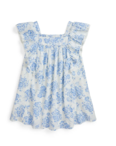 Image of sale on Kids’ Cotton Slub Floral Dress Size 4-6