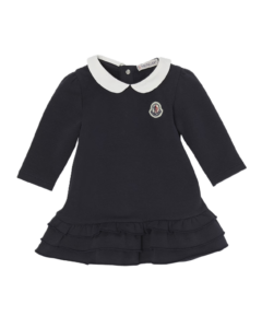 Image of sale on Girl’s Long-sleeve Ruffled Skirt Jersey Dress, Size 2-3