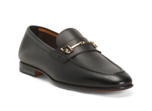 Image of sale on Leather Saddle Loafers with Bit