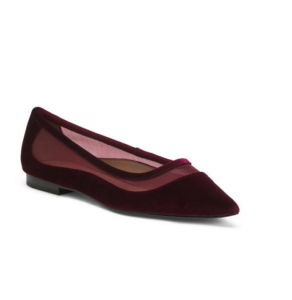 Image of sale on Novah Velvet Ballet Flats