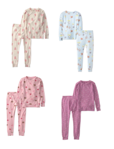 Image of sale on Toddler Girls’ 2pc Comfy Soft Floral Pajama Set