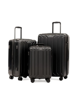 Image of sale on New York 3 Piece Set (20"/24"/ 28") 4 Wheel Luggage Set + 3 Packing Cubes