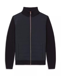Image of sale on Trainer Mixed Media Zip Jacket