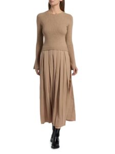 Image of sale on Meryl Pleated Maxi Dress