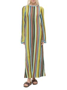 Image of sale on Lorena Textured Stripe Maxi Dress