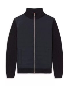 Image of sale on Trainer Mixed Media Zip Jacket