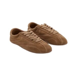 Image of sale on Contrasting Panel Leather Sneakers