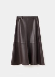 Image of sale on A-line Faux Leather Skirt