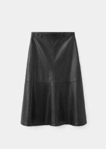 Image of sale on A-line Faux Leather Skirt