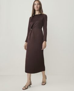 Image of sale on Crew Neck Twist Dress