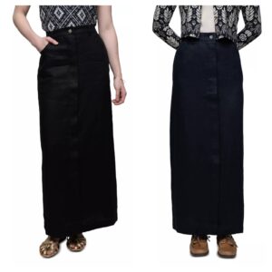 Image of sale on Linen Sheath Skirt