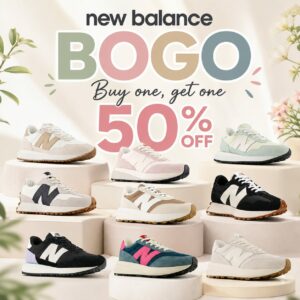 Image of sale on Bogo! Buy One, Get One 50% off New Balance!!