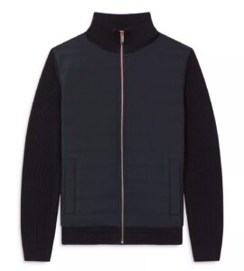 Image of sale on Trainer Mixed Media Zip Jacket